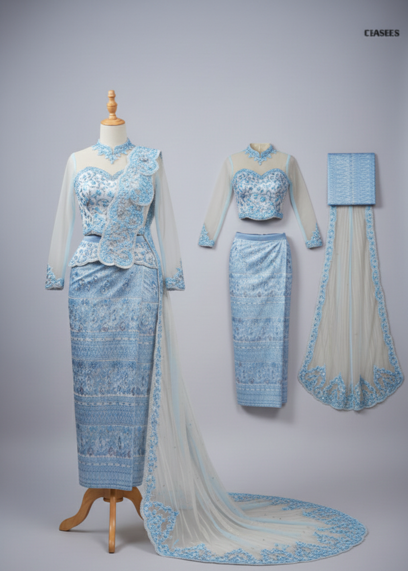 Women’s Myanmar Traditional Wear