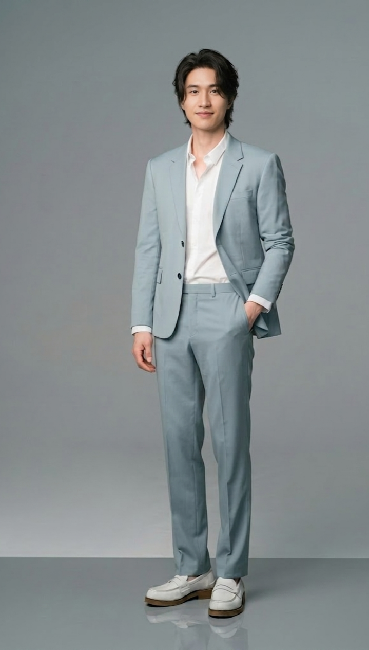 Classic Business Suit Set (Blazer & Trousers)