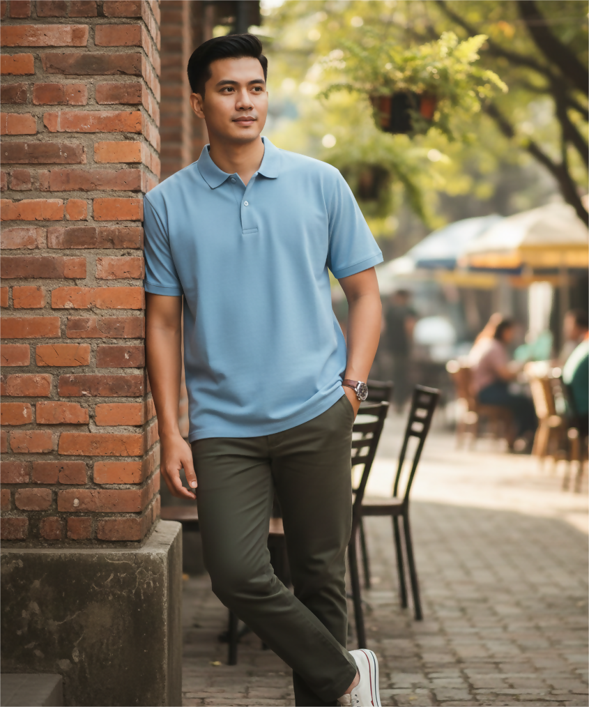 Polo Shirt Casual Style (Demo)