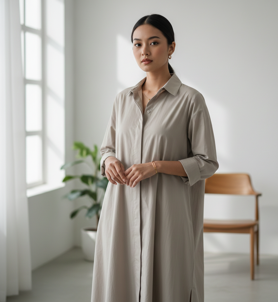 Oversized Shirt Dress (Demo)