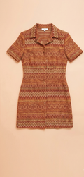 Vintage-inspired knit dress